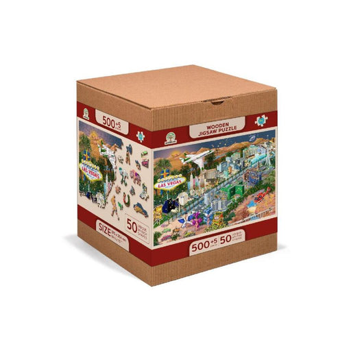 Welcome to Las Vegas 505 Piece Wood Jigsaw Puzzle Wooden City - for just $27.99! 