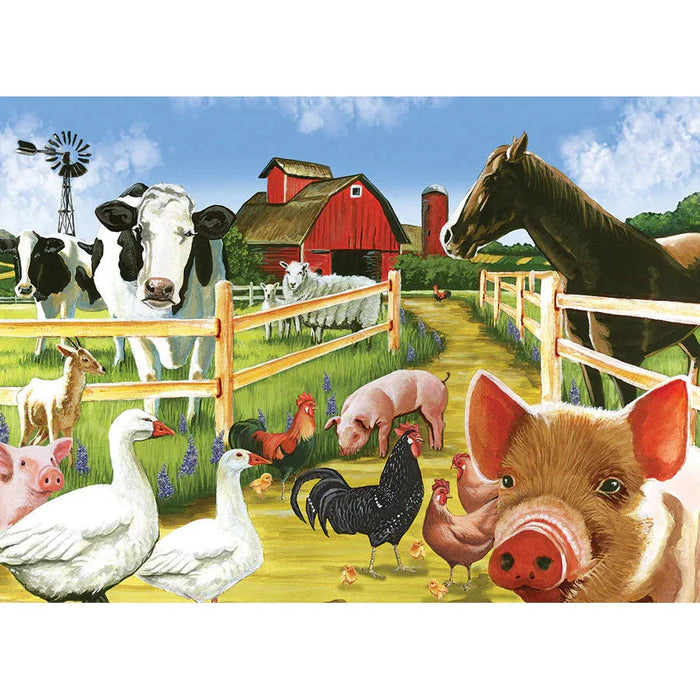 Welcome to the Farm 350 Piece Family Jigsaw Puzzle Cobble Hill - for just $17.99! 