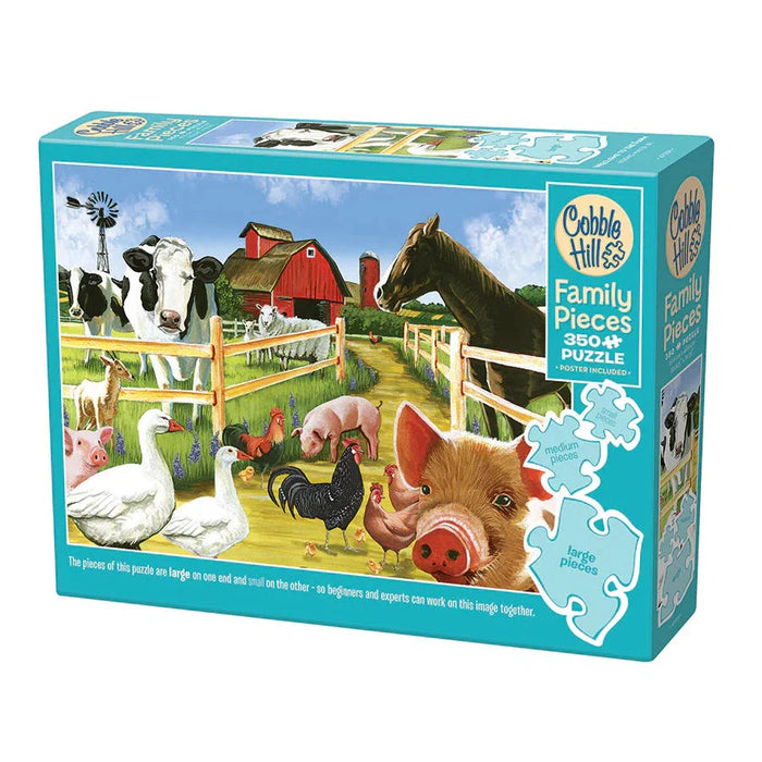 Welcome to the Farm 350 Piece Family Jigsaw Puzzle Cobble Hill - for just $17.99! 