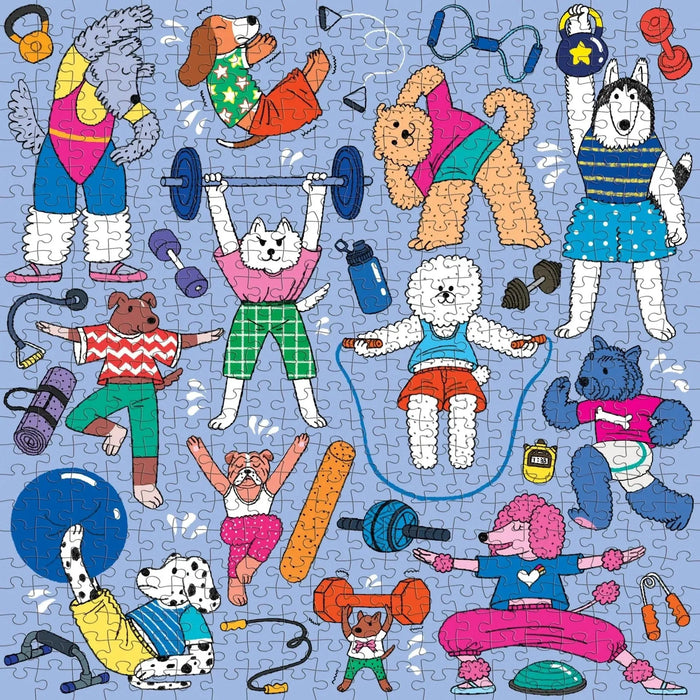 Well-Trained Dogs 500 Piece Jigsaw Puzzle Mudpuppy - for just $17.99! 