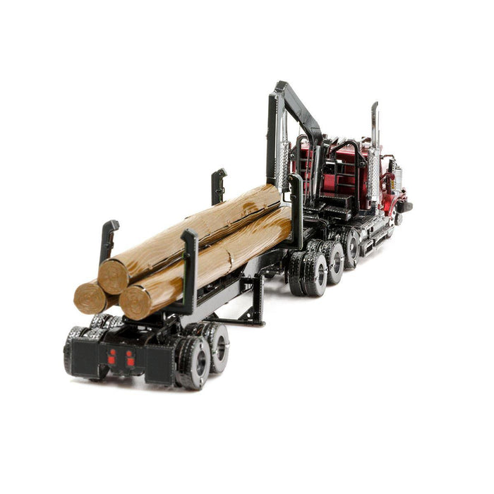 Western Star 4900SB Log Truck & Trailer Premium 3D Steel Model Kit Metal Earth - for just $19.99! 