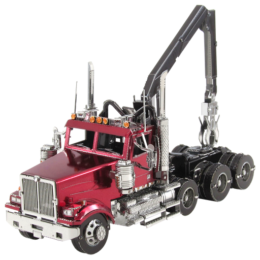 Western Star 4900SF Log Truck 3D Steel Model Kit Metal Earth - for just $11.99! 