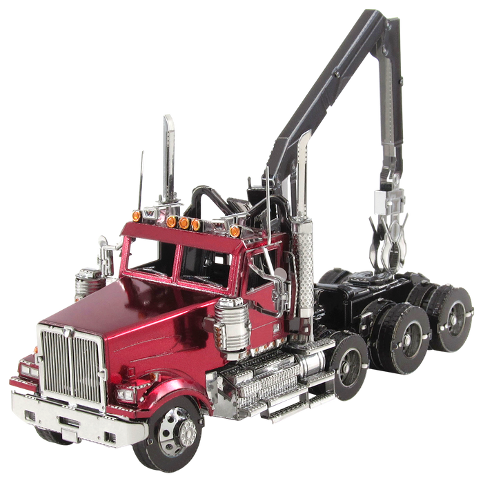 Western Star 4900SF Log Truck 3D Steel Model Kit Metal Earth - for just $11.99! 