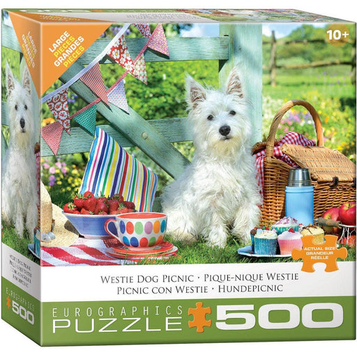 Westie Dog Picnic 500 Piece Jigsaw Puzzle Eurographics - for just $17.99! 