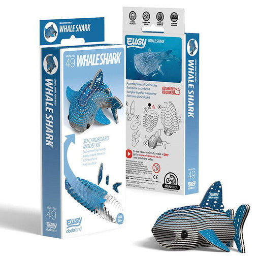 Whale Shark 3D Cardboard Model Kit Eugy - for just $11.99! 