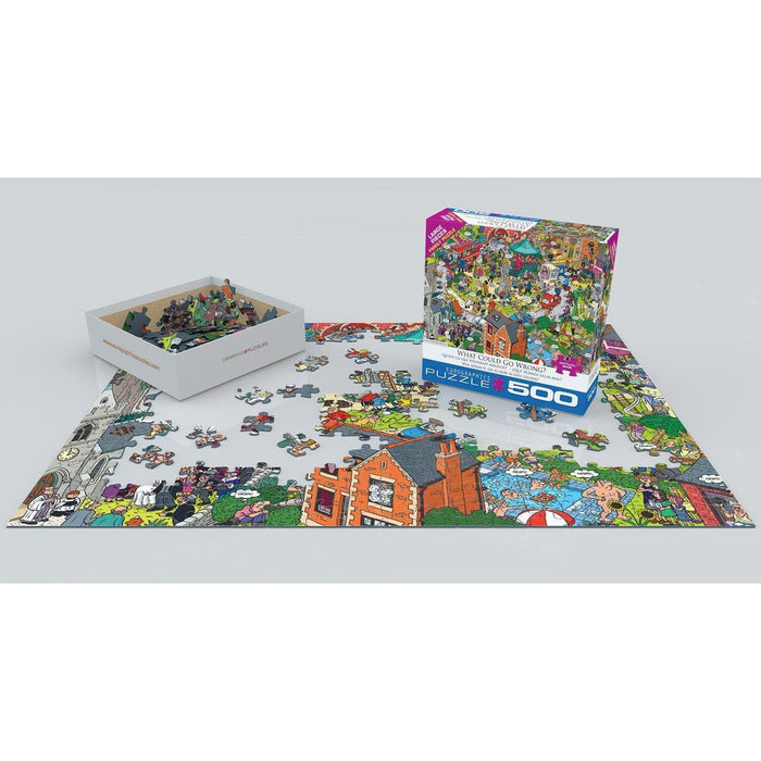 What Could Go Wrong? 500 Piece Jigsaw Puzzle Eurographics - for just $17.99! 