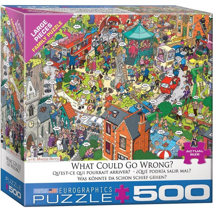 What Could Go Wrong? 500 Piece Jigsaw Puzzle Eurographics - for just $17.99! 