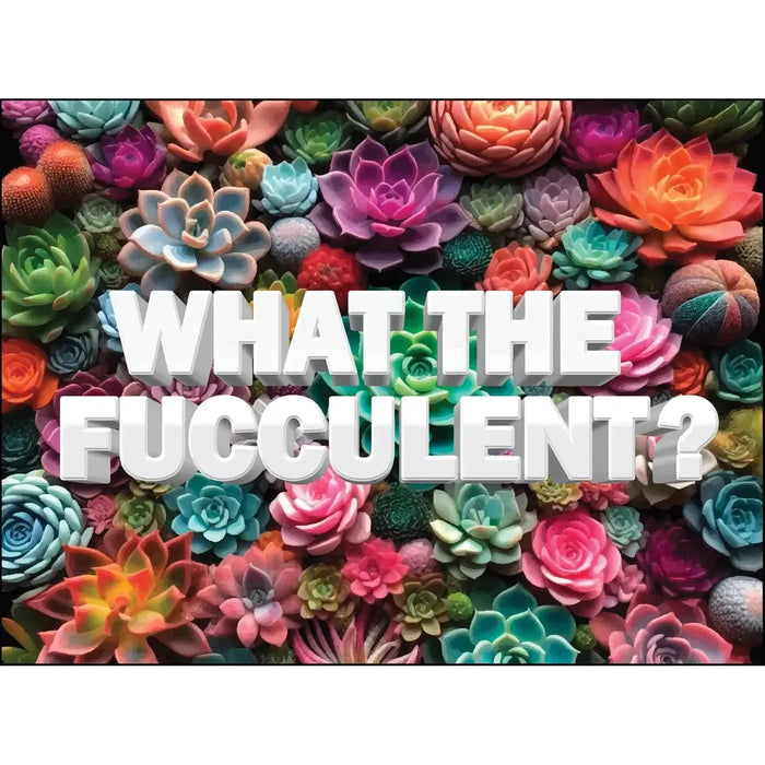 What the Fucculent? 1000 Piece Jigsaw Puzzle WTF - for just $24.99! 
