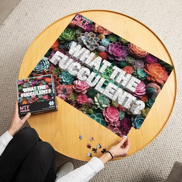 What the Fucculent? 1000 Piece Jigsaw Puzzle WTF - for just $24.99! 