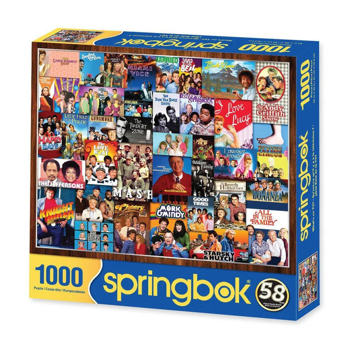 What's On TV? 1000 Piece Jigsaw Puzzle Springbok - for just $19.99! 