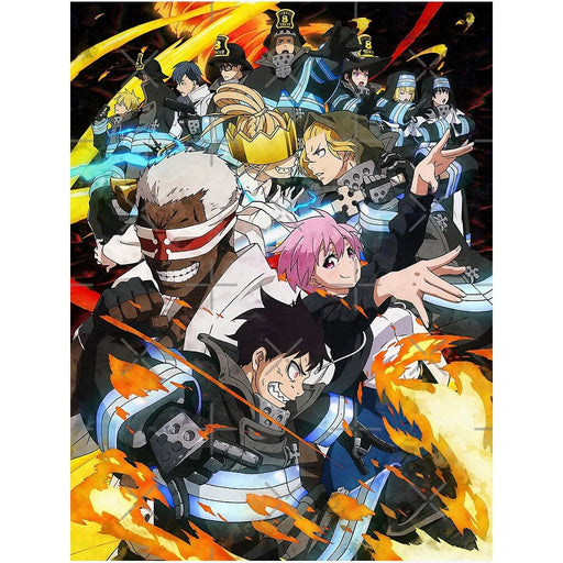 Fire Force Wallscroll - Premium Figures - Just $19.95! Shop now at Retro Gaming of Denver