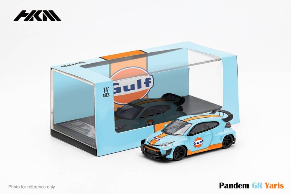 HKM Model Toyota Yaris GR GULF 1:64 - for just $33.99! 