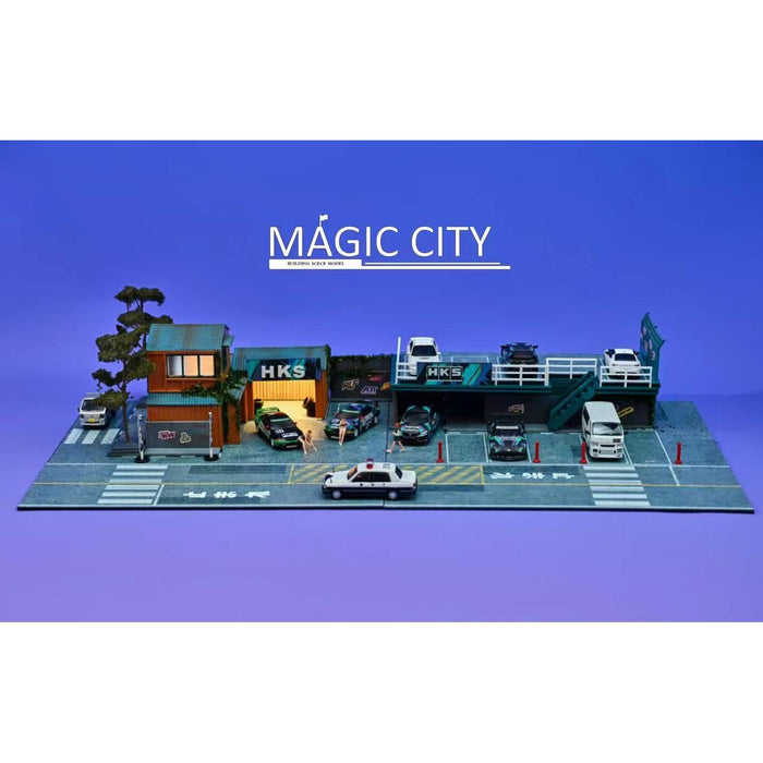 Magic City Diorama Japanese Architecture Scenes HKS 1:64 - Just $129.99! Shop now at Retro Gaming of Denver