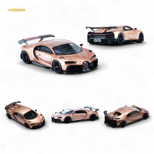 YM Model Bugatti Chiron PUR SPORT in Fantasy Rose Gold Limited to 299 Pcs 1:64 - for just $89.99! 