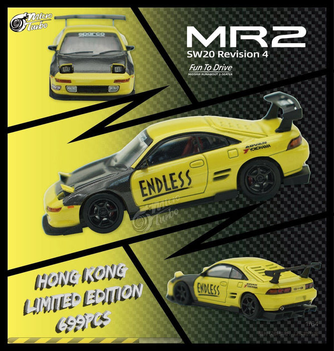 MicroTurbo Toyota MR2 Customized Yellow 1:64 - for just $40.99! 