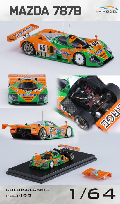 (Pre-Order) YM Model Mazda 787b #55 1:64 - for just $82.99! 
