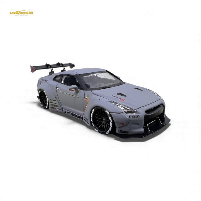 Error404 LB-Works Nissan Skyline GT-R R35 Fighter Grey Limited to 299 Pcs 1:64 - for just $79.99! 