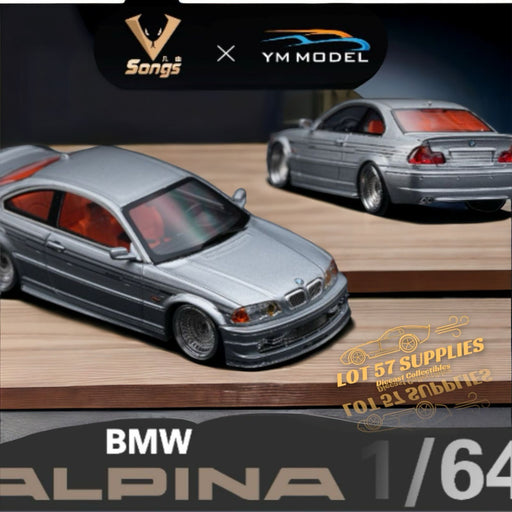 YM Model x SONGS BMW E46 Alpina B3 in Titan Silver Limited to 249 Pcs 1:64 - Just $59.99! Shop now at Retro Gaming of Denver