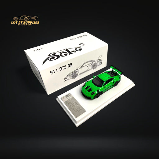 SOLO Porsche 911 992 GT3 RS Lizard Green 1:64 - for just $34.99! 
