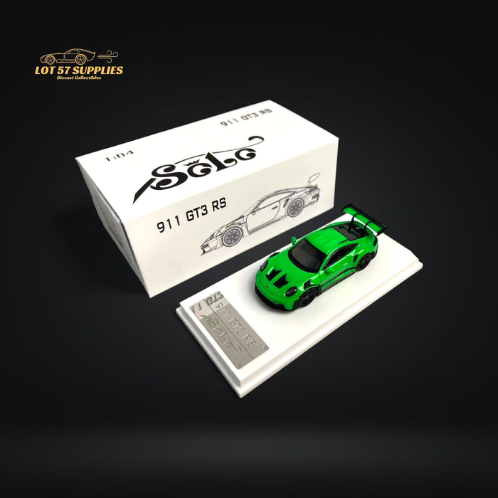 SOLO Porsche 911 992 GT3 RS Lizard Green 1:64 - for just $34.99! 