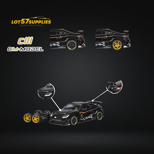 CM Model Subaru BRZ Varis BRZ ARISING-1 in Black 1:64 CM64-BRZ-02 - for just $32.99! 