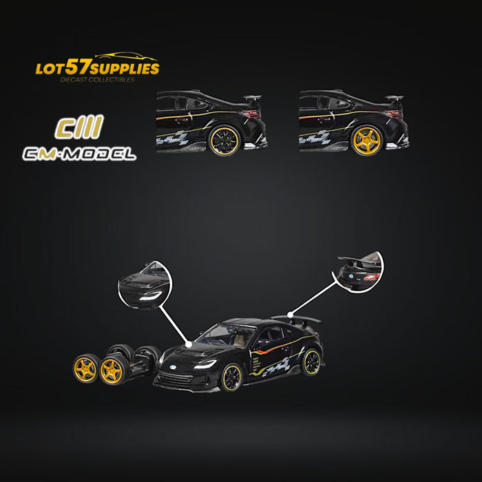 CM Model Subaru BRZ Varis BRZ ARISING-1 in Black 1:64 CM64-BRZ-02 - for just $32.99! 