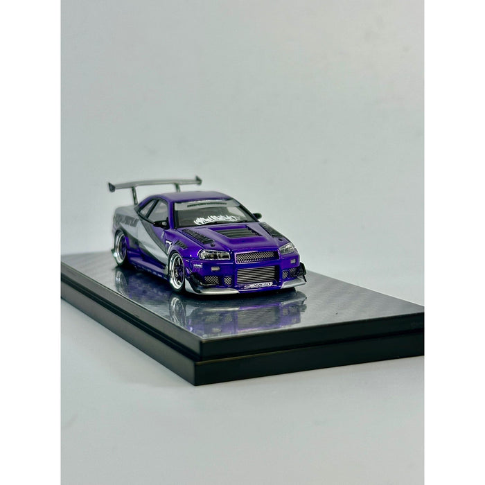 (Pre-Order) Error404 X LOT 57 Exclusive RYOHE's Skyline R34 "GIFTED" Resin 1:64 - Just $69.99! Shop now at Retro Gaming of Denver