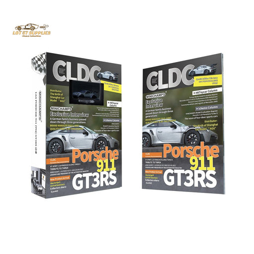 Minichamps X CLDC Exclusive Porsche 911 GT3 RS in Raw Silver English Magazine Version 1:64 (MAGAZINE INCLUDED) - Just $54.99! Shop now at Retro Gaming of Denver