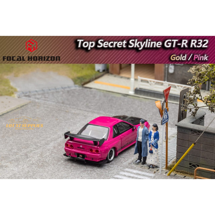 Focal Horizon Skyline GT-R R32 Top Secret Pink 1:64 - Just $35.99! Shop now at Retro Gaming of Denver