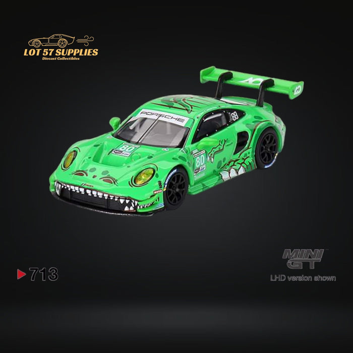 (Pre-Order) Mini-GT Porsche 911 GT3 R #80 GTD AO Racing 2023 IMSA Sebring 12 Hrs "REXY" #713 1:64 MGT00713 - Just $22.99! Shop now at Retro Gaming of Denver