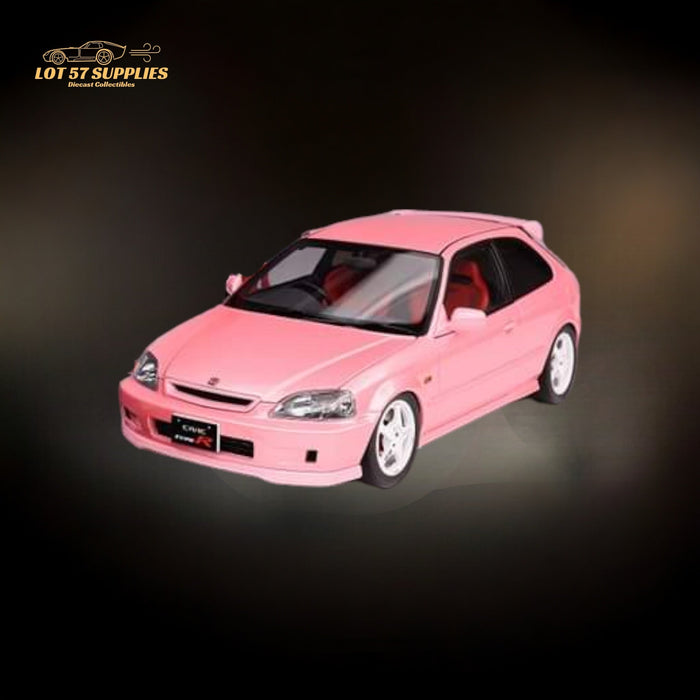 (Pre-Order) MOTORHELIX Honda Civic Type-R EK9 Sweet Pink With Desmond EVO Wheels 1:18 - Just $314.99! Shop now at Retro Gaming of Denver
