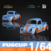 (Pre-Order) YM Model X Robert Design Volkswagen Beetle Pickup Truck FUSCUP in Gulf Livery 1:64 Limited to 299 Pcs - for just $69.99! 