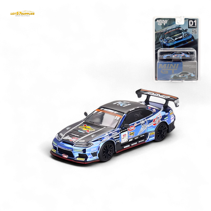 Mini-GT Nissan S15 Silvia D-MAX #70 Japan Exclusive #855 1:64 - for just $29.99! 
