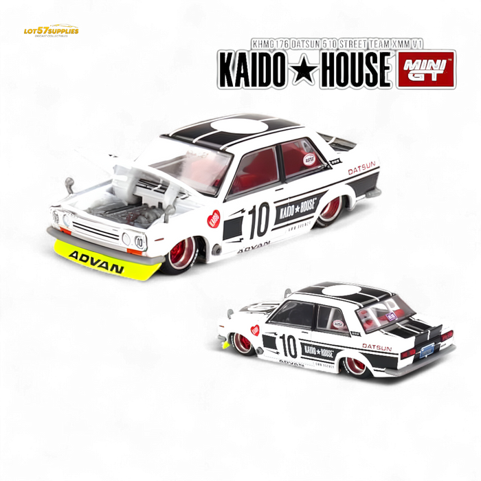 Kaido House Datsun 510 Street Team XMM V1 1:64 - for just $27.99! 