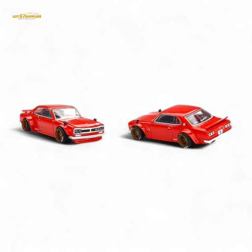 Kaido House Nissan Skyline 2000GT-R Red (KPGC10) Kaido Street V1 1:64 - for just $24.99! 