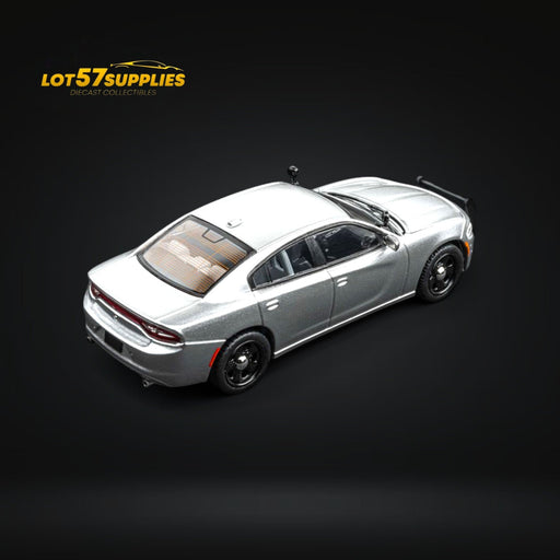(Pre-Order) Elite Collectibles Dodge Warhorse Unmarked Police Interceptor Silver 1:64 - for just $37.99! 