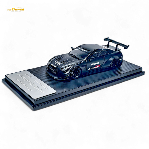 MC Skyline R35 GTR GT - Matte Black Advan Liberty Walk (LB) 1:64 - for just $36.99! 
