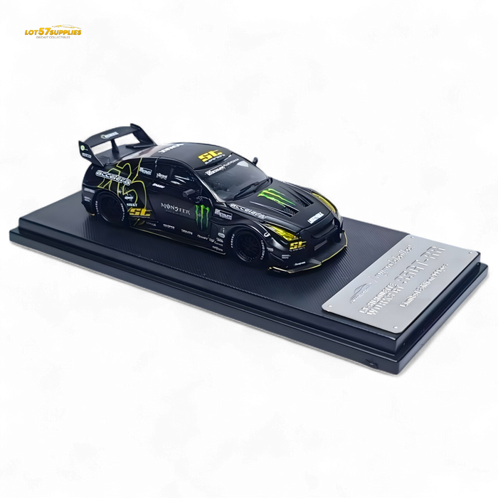 MC Skyline R35 GTR GT - Matte Black Monster 1:64 - for just $36.99! 