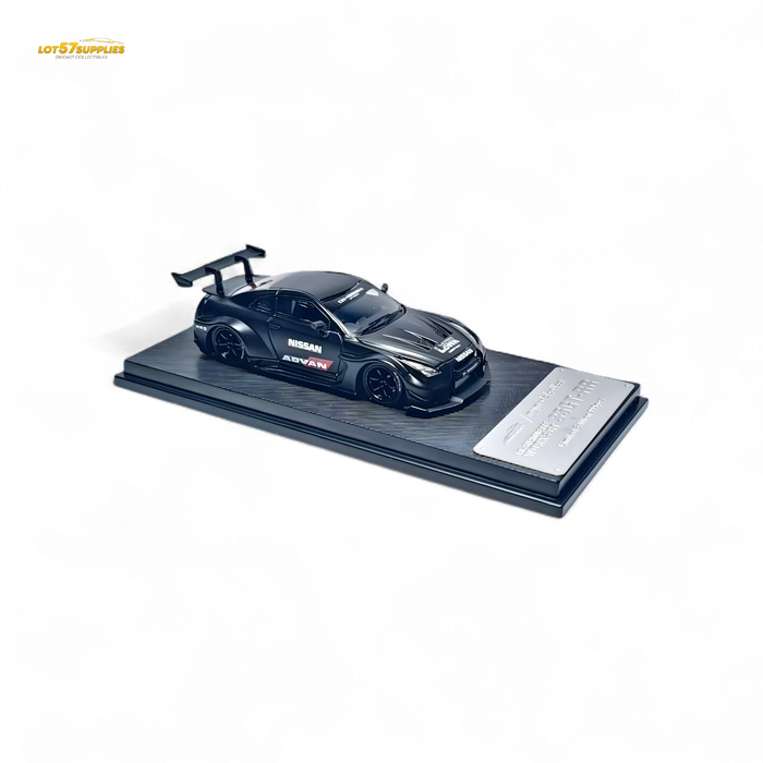 MC Skyline R35 GTR GT - Matte Black Advan Liberty Walk (LB) 1:64 - for just $36.99! 
