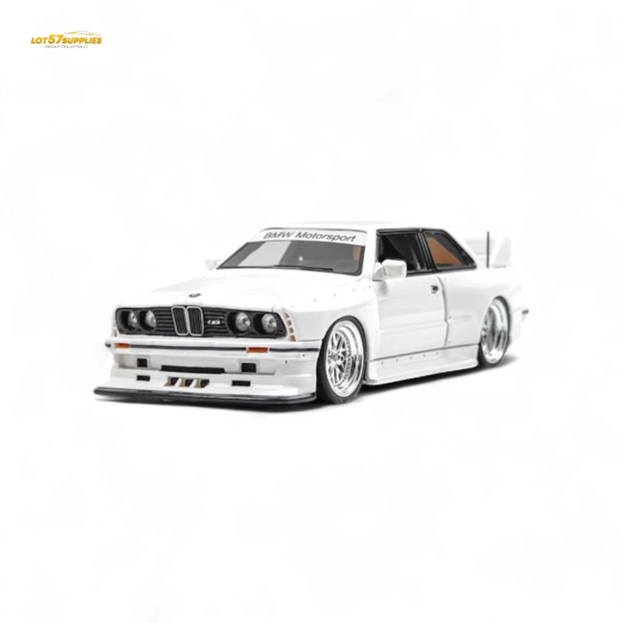 NA BMW E30 Wide-Body Resin Model White 1:64 - for just $59.99! 
