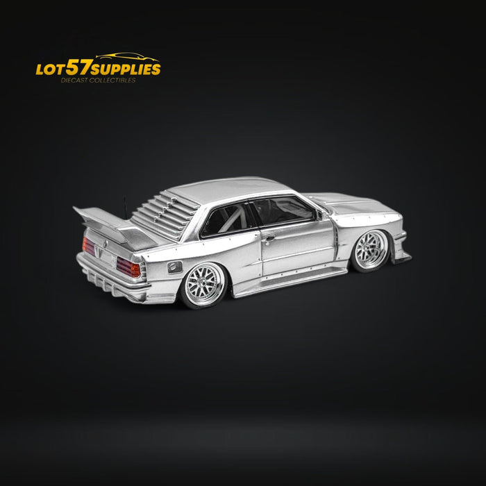 NA BMW E30 Wide-Body Silver 1:64 - for just $59.99! 