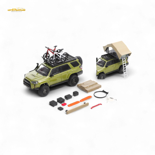 GCD Toyota Super Overlord Light Modified Version 4 Runner - Olive Green 1:64 - for just $44.99! 