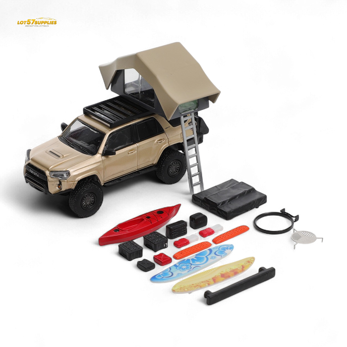 GCD Toyota Super Overlord Modified 4 RUNNER – Champagne Gold 1:64 - for just $44.99! 