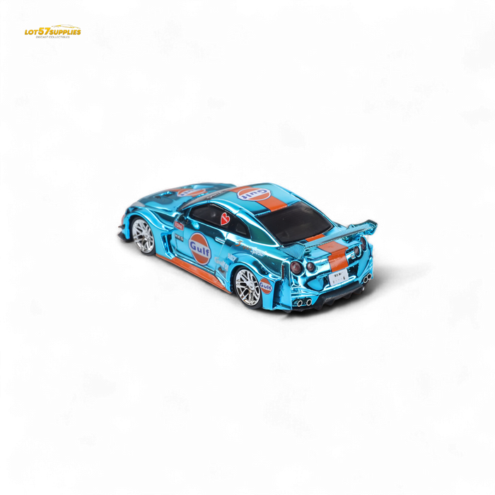 Demon King Auto LBWK Nissan GT-R R35 Chrome Gulf 1:64 - for just $44.99! 
