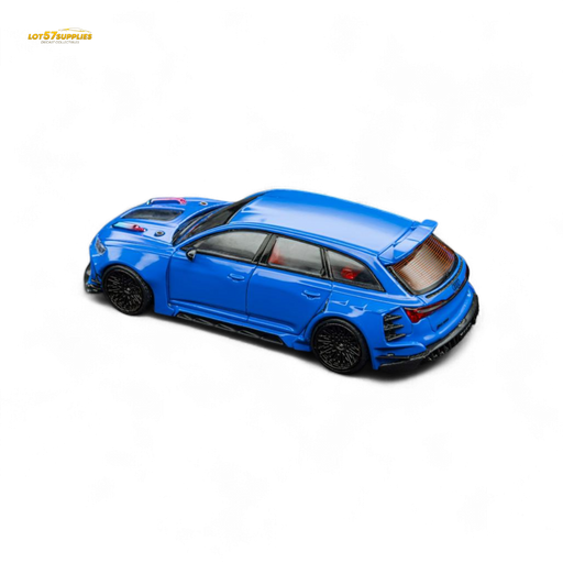 (Pre-Order) DCM Modified Audi RS6 Wagon Blue - Engine & Openable Hood 1:64 - for just $39.99! 