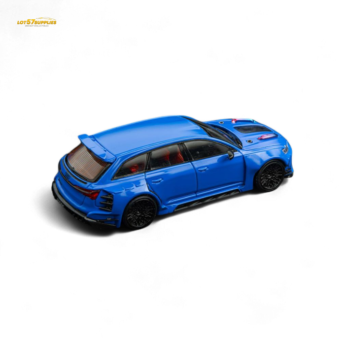 (Pre-Order) DCM Modified Audi RS6 Wagon Blue 1:64 - for just $39.99! 