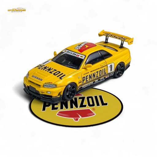 Fast Speed FS 1:64 Skyline GT-R R34 Nismo Z-Tune Pennzoil #1 – Yellow - for just $34.99! 