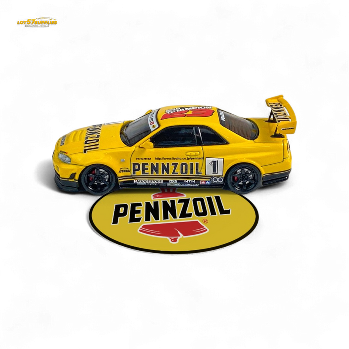 Fast Speed FS 1:64 Skyline GT-R R34 Nismo Z-Tune Pennzoil #1 – Yellow - for just $34.99! 