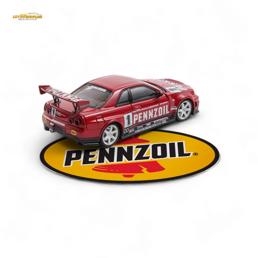 Fast Speed FS 1:64 Skyline GT-R R34 Nismo Z-Tune Pennzoil #1 – Red (Foshan AIT Exhibition Edition) - for just $34.99! 