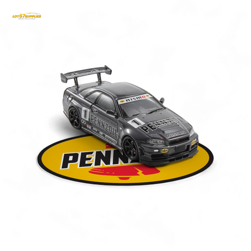 Fast Speed FS 1:64 Skyline GT-R R34 Nismo Z-Tune Pennzoil #1 – Grey (Foshan AIT Exhibition Edition) - for just $34.99! 